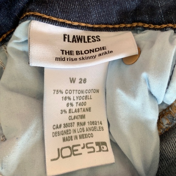 Joe’s Jeans Blondie Skinny Ankle Jean | Size 26 - Picture 4 of 6
